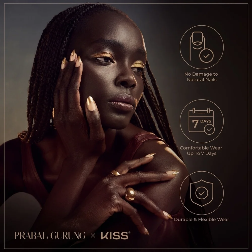 Limited Edition Prabal Grunge X Kiss Nails•28 Nails•Glue Included